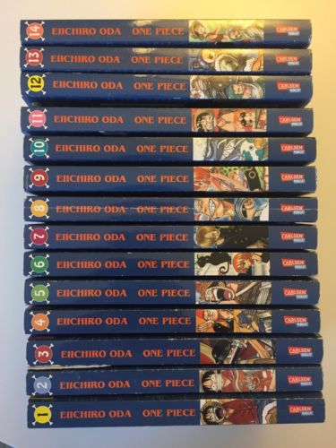 One Piece Manga Comic Bücher von Eiichiro Oda Band 1-14
