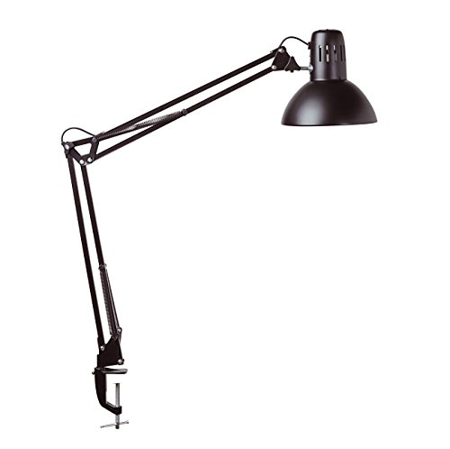 Maul Schreibtischlampe MAULstudy, Design Klemmleuchte Metall, Exklusive Leuchtmittel, Schwarz, 8230590, 1 Stück