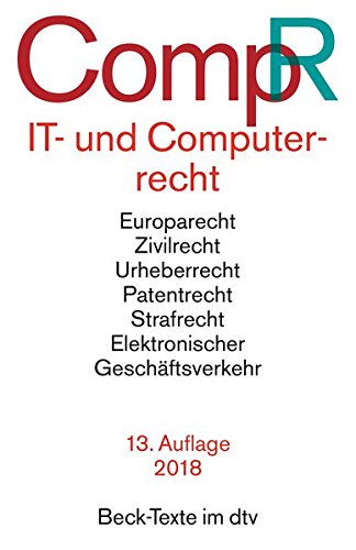 Computerrecht. Textausgabe mit Sachregister