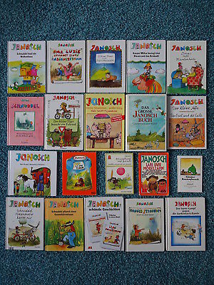 Bücherpaket 20 x Janosch Bücher für Kinder tolle Kinderbücher Schnuddel Tiger ..