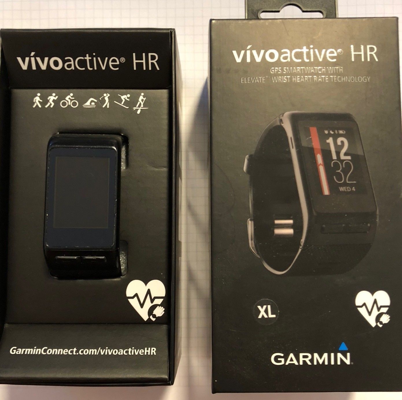 GARMIN vivoactive HR XL Sport-GPS-Smartwatch mit Herzfrequenzmessung