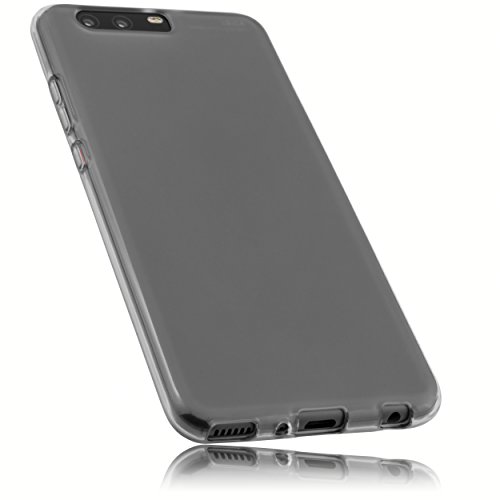 mumbi Schutzhülle für Huawei P10 Plus Hülle transparent schwarz