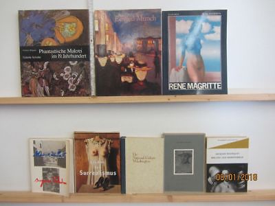 36 Bücher Bildbände Maler Malerei Künstler Gemälde Munch Magritte  u.a.