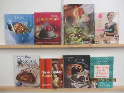 22 Bücher Kochbücher englische Kochbücher Julia Child Nigel Slater u.a.