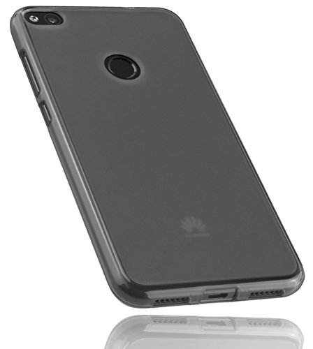 mumbi Schutzhülle für Huawei P8 lite 2017 Hülle transparent schwarz