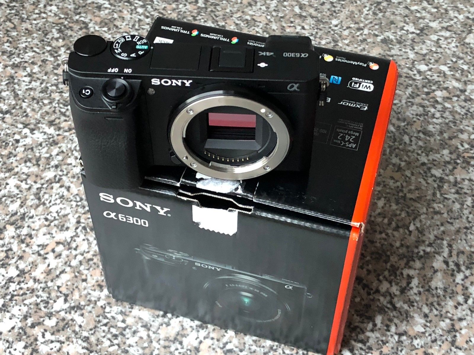 Sony Alpha ILCE 6300 E-Mount Systemkamera (4K Video)  schwarz nur Gehäuse