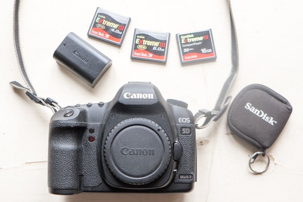 Canon EOS 5D Mark II 21,1 MP Digitalkamera (Nur Gehäuse)