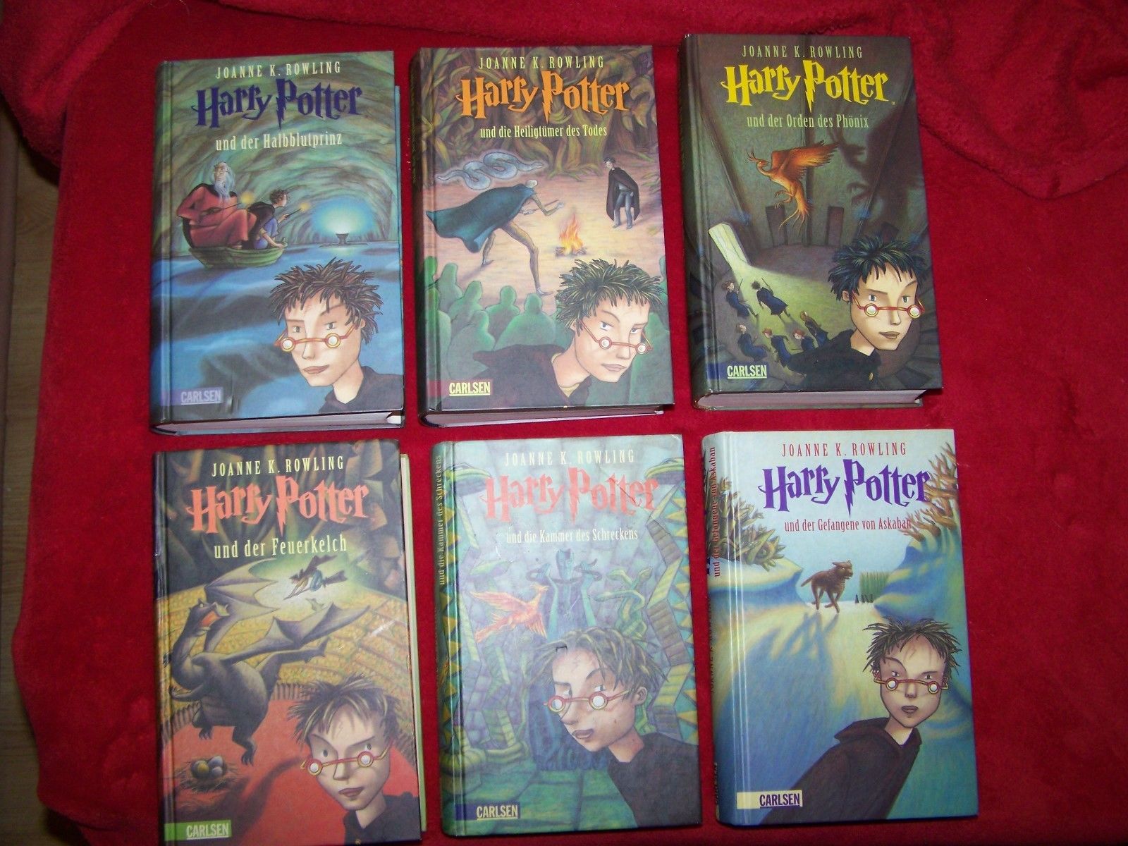 Harry Potter --  Konvolut  -- 7  Bücher
