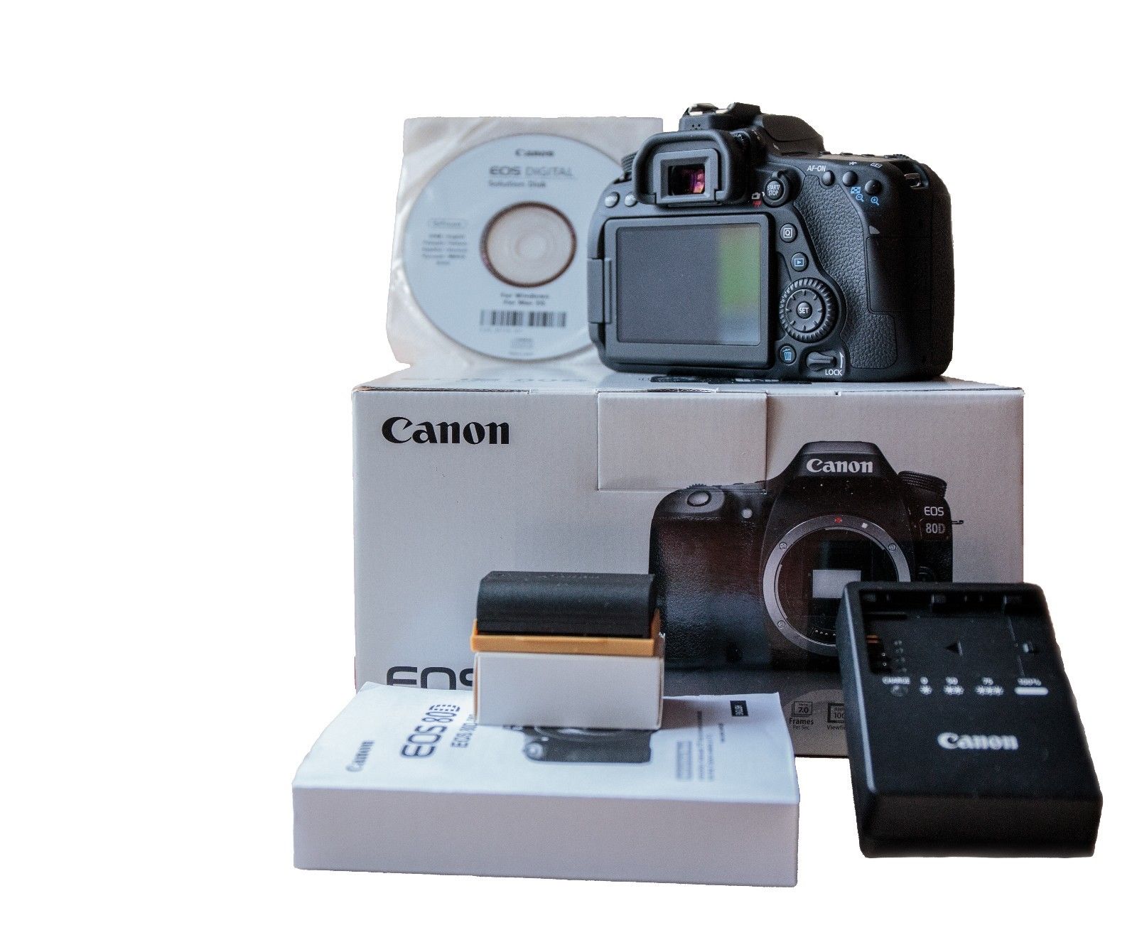 Canon EOS 80D SLR-Digitalkamera 24.2 MP - sehr guter Zustand!!