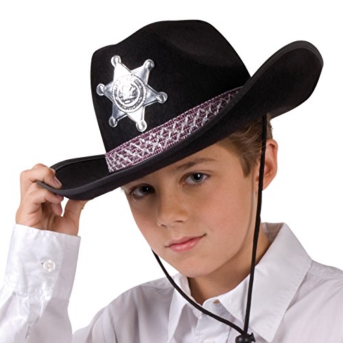 Cowboyhut Junior, schwarz