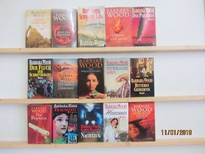 Barbara Wood 15 Bücher Romane historische Romane romantische Romane