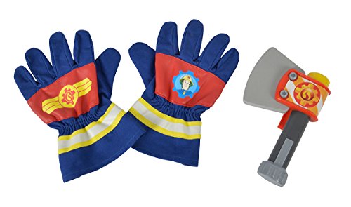 Simba 109252105 - Feuerwehrmann Sam Feuerwehr Handschuhe und Axt