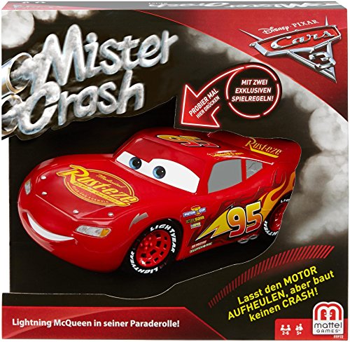 Mattel Spiele FFP69 - Disney Cars 3 Mister Crash, Lightning McQueen