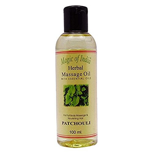 Magic of India Massage Kräuter-ätherisches Öl für Ganzkörper-Patchouli Duftöle 100ml