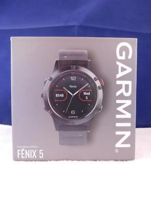 Garmin Fenix 5 Smartwatch GPS-Multisportuhr Schwarz Aktivitätentracker DEFEKT