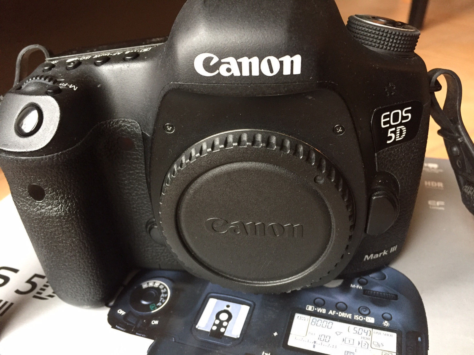 Canon EOS 5D Mark III 22.3 MP - Schwarz (Nur Gehäuse)-gebraucht/gut erhalten OVP