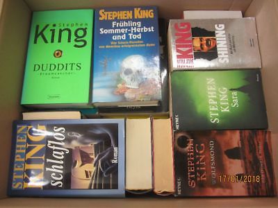 Stephen King 43 Bücher Horrorromane Gruselromane Fantasyromane