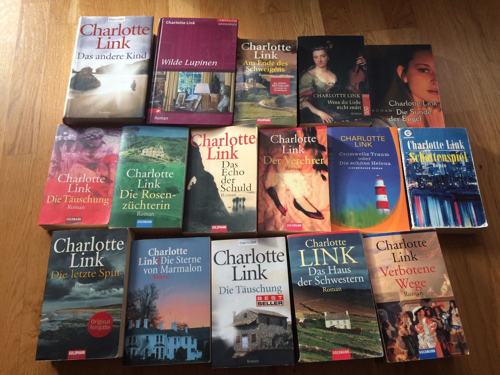 Charlotte Link 16 Bücher Romane Krimi Thriller historische Romane 