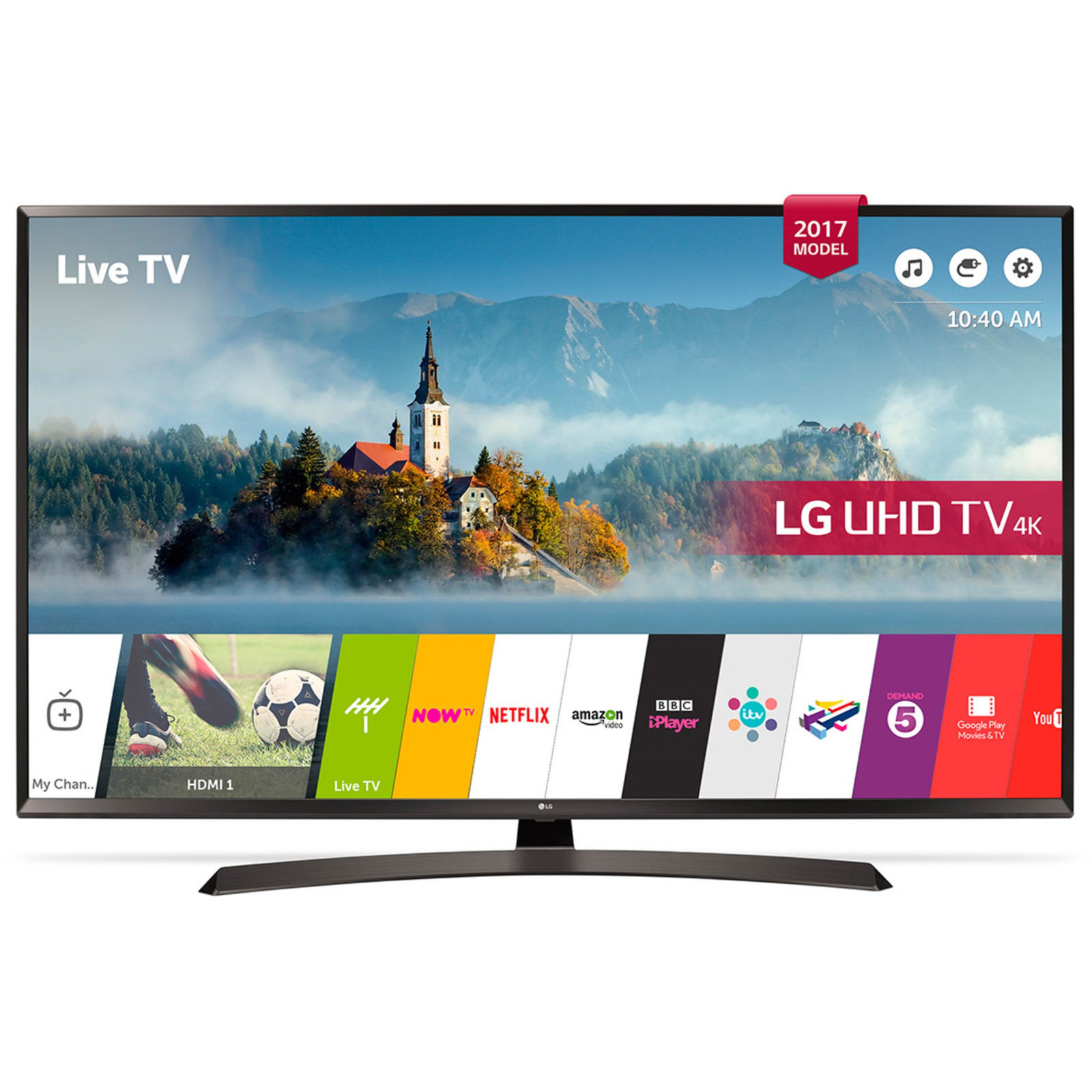 LG 55UJ635V 55 Zoll UHD LED Fernseher Smart TV Wlan Triple Tuner  
