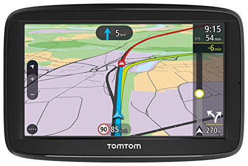 TomTom Via 52 Europe Traffic Navigationsgerät (13 cm (5 Zoll), Sprachsteuerung, Bluetooth Freisprechen, Fahrspurassistent, 3 Monate Radarkameras (auf Wunsch), Karten von 48 Ländern Europas) schwarz