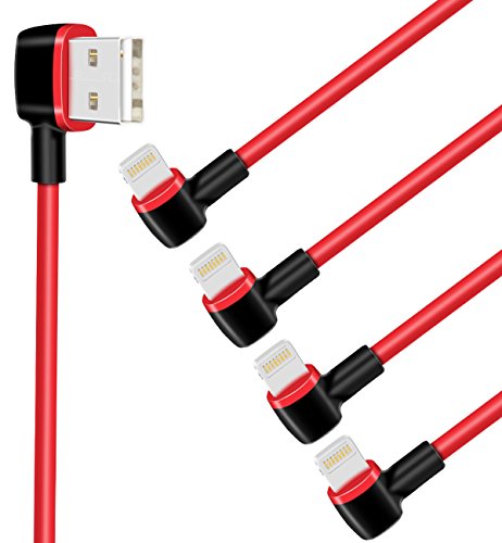 IPhone Ladekabe 4*1Ml Lightning USB Kabel für Apple iPhone 6 Plus 7/6 /5/5S/6s iPad 4 iPad Mini/Air iPod 5/ iPod7(ROT)