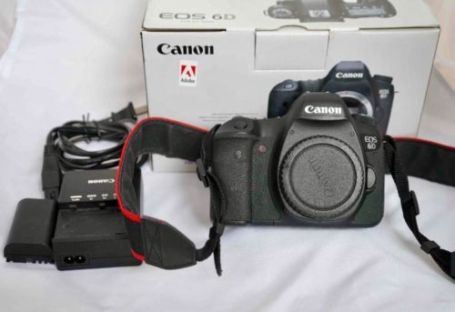 Canon EOS 6D 20 Megapixel SLR-Digitalkamera - Schwarz (Nur Gehäuse)