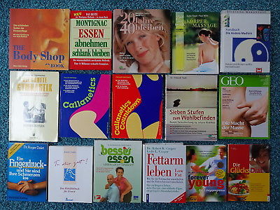 Bücherpaket 50 Ratgeber Gesundheit Homöopathie Anti Aging Alternative Medizin