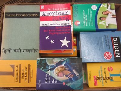 38 Bücher Wörterbücher verschiedene Sprachen verschiedene Fachthemen