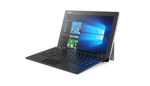 Lenovo Miix 510 30,99cm (12,2 Zoll FHD) Windows Tablet-PC (Intel Core i3-6100U, 2,3GHz, 4GB RAM, 128GB SSD, Intel HD Grafik 520, Touch, Dolby Sound, Windows 10) silber inkl. Tastatur und Active Pen