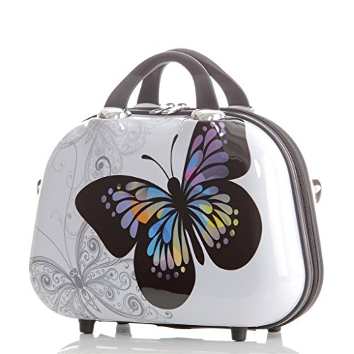 Kosmetikkoffer 2060 Hartschalen Beautycase Butterfly