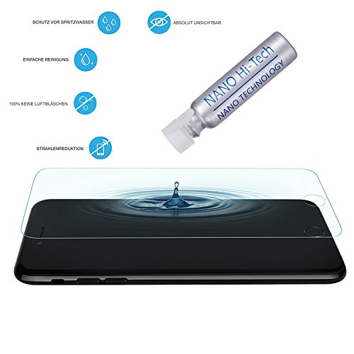 PhoneStar flüssiger Displayschutz liqiud Panzerglas [FULL COVER DISPLAYVERSIEGELUNG] für alle Modelle iPhone, Samsung, Huawei, Sony und viele mehr