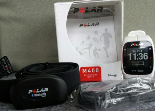 Polar M400 GPS Sportuhr Running WEISS mit Brustgurt und Garantie bis 14.12.2018
