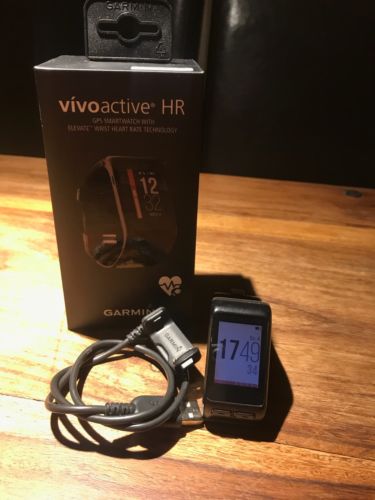 Garmin Vivoactive HR –GPS-Herzfrequenz-Smartwach –  mit Originalpackung