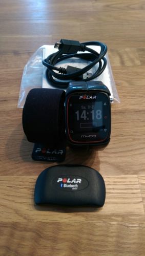 Polar M400 HR GPS Laufuhr inkl Brustgurt H7 schwarz