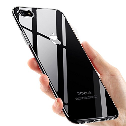 iPhone 7 Handyhülle, iPhone 8 Schutzhülle, ikalula Silikon Weicher iPhone 7 / iPhone 8 Hülle Ultra Dünn Anti-Shock Flexibel Gel TPU Bumper Case für iPhone 8 / iPhone 7 Cover - Transparent