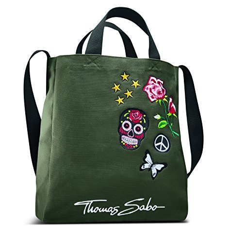 Thomas Sabo MKT1628 Shopper Einkaufstasche, grün