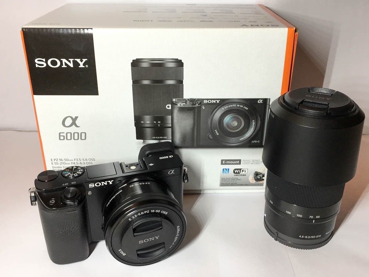 Sony Alpha ILCE-6000Y 24.3 MP Digitalkamera - Schwarz (Kit mit OSS 16-50mm...