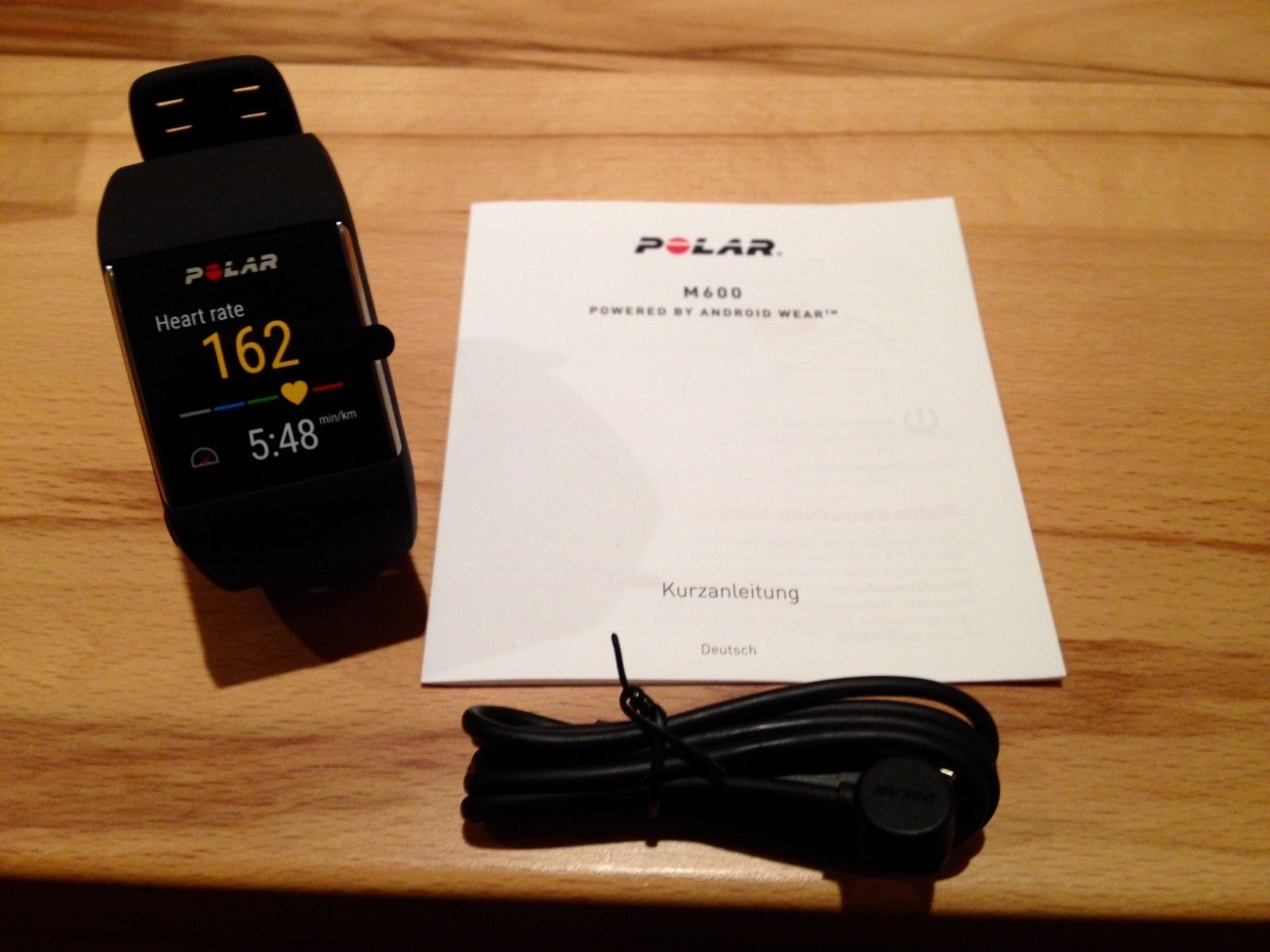 POLAR M600  HR -  GPS-Watch - Sportuhr - Schwarz-Smartwatch