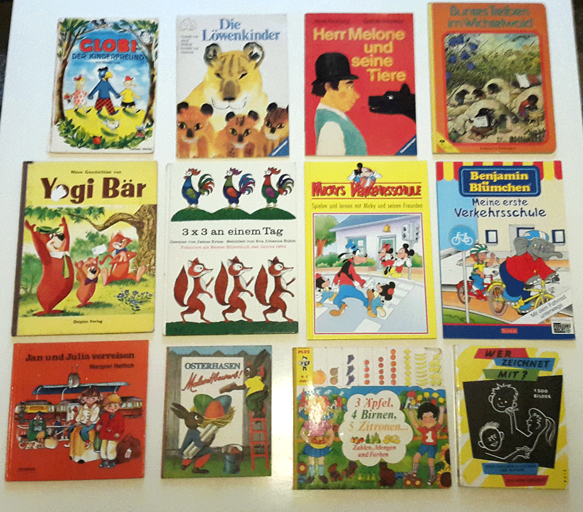 12 alte Kinderbücher Paket Bilderbücher Vintage nostalgisch
