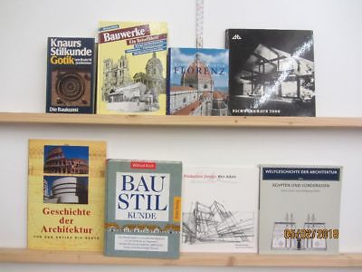 27 Bücher Bildbände Architektur Baustile Stilkunde