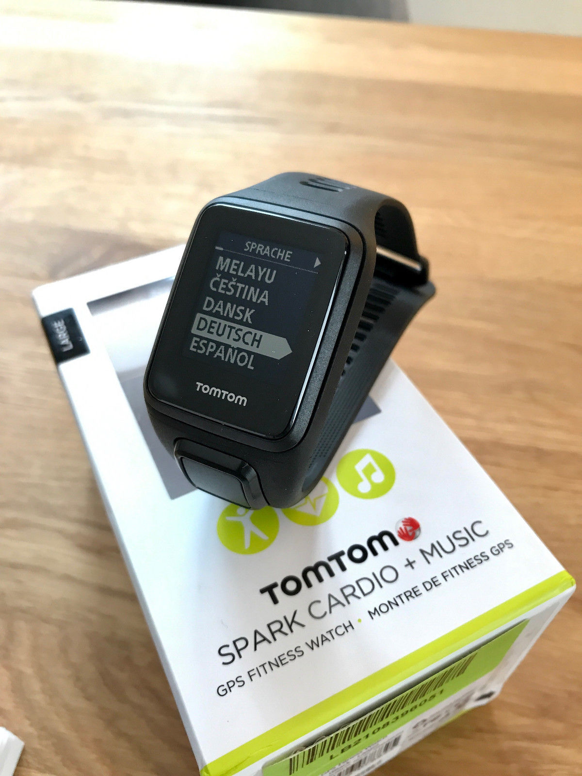 TomTom Spark Cardio + Music, GPS Fitness-Uhr, Aktivitätstracker, Schwarz