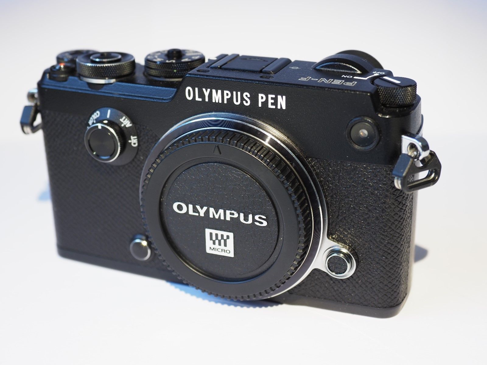 Olympus PEN-F 20.3MP Digitalkamera - Schwarz - mit Zubehörpaket, Rechnung & OVP