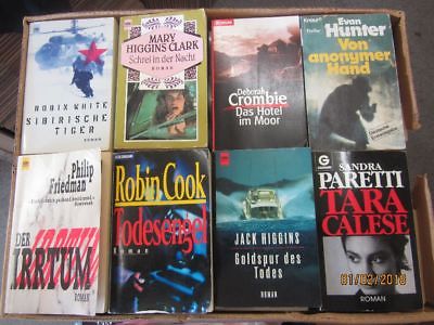 65 Bücher Romane Krimi Thriller Detektivromane Spionageromane
