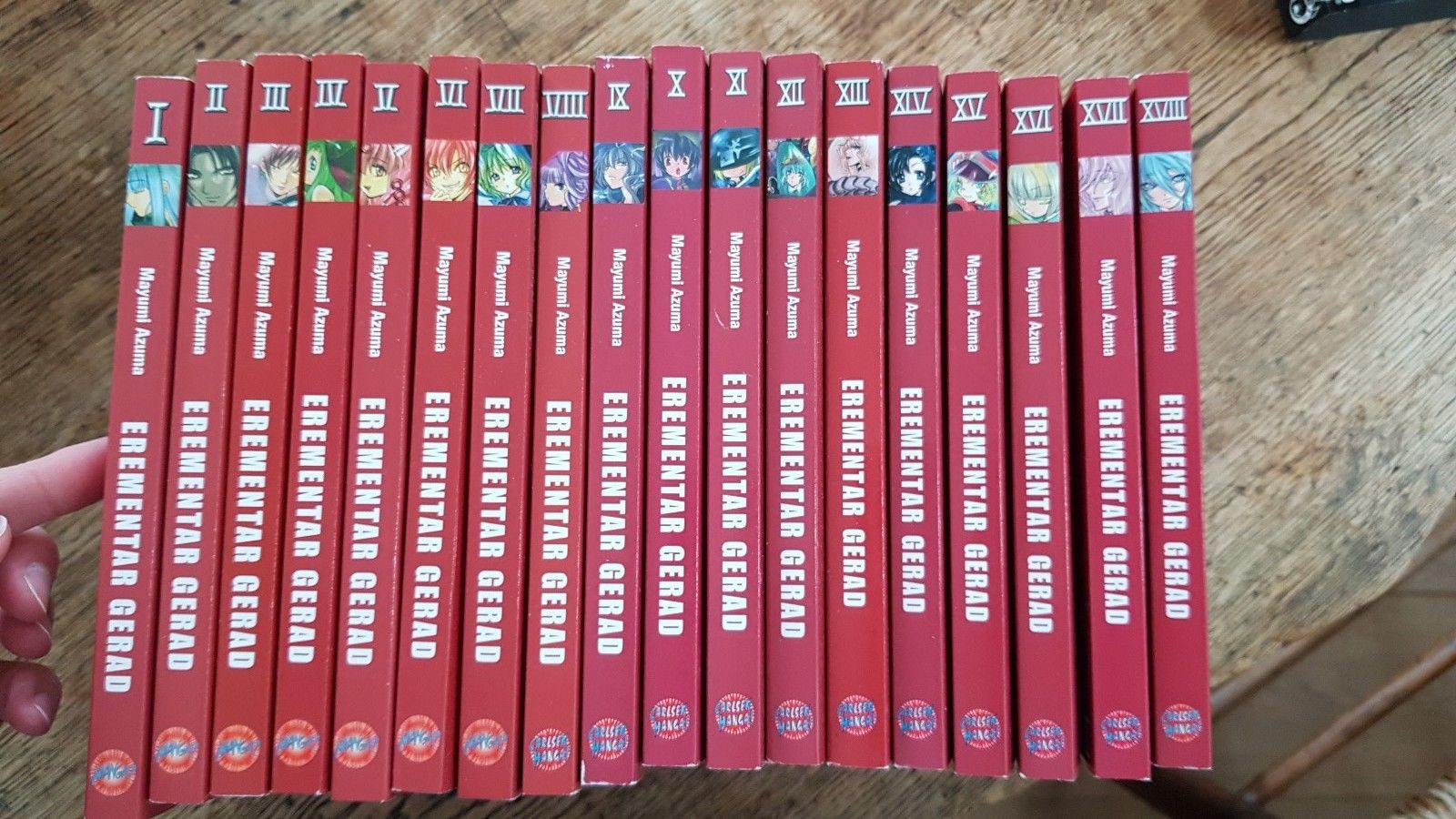 Manga Sammlung Erementar Gerad komplett Band 1-18, auf deutsch (gebraucht)