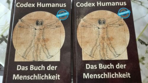 Codex Humanus Buch der Menschlichkeit Band 1 + 2 ***NEU***
