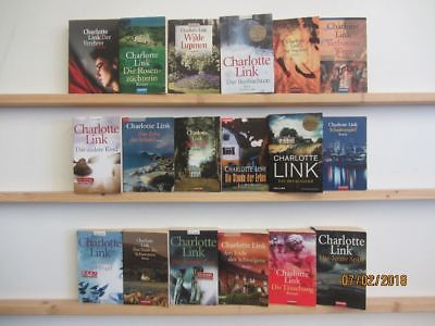 Charlotte Link 18 Bücher Romane Kriminalromane Krimi Thriller Psychothriller