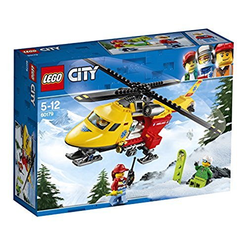 LEGO City 60179 - Starke Fahrzeuge Rettungshubschrauber, Unterhaltungsspielzeug