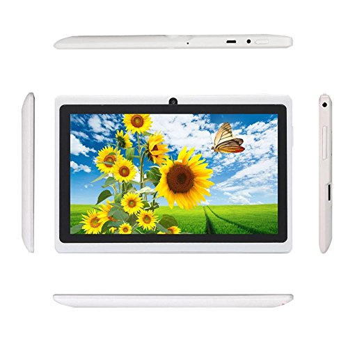 Haihuic 7-Zoll-Tablets A33 Android 4.4 Quad-Core-1G + 8GB Bluetooth 1280 * 734 PC Tablet mit Kamera (EU PLUG)
