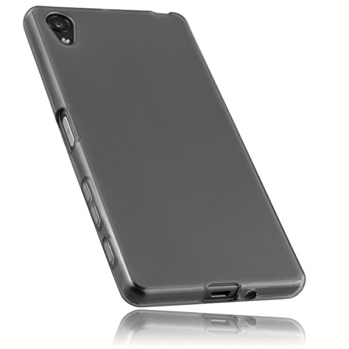 mumbi Schutzhülle für Sony Xperia X Hülle transparent schwarz