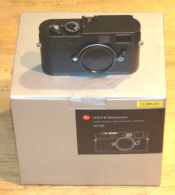 Leica M Monochrom Typ 10760 mit 7.760 Auslösungen!Neuer Sensor 2016 installiert!